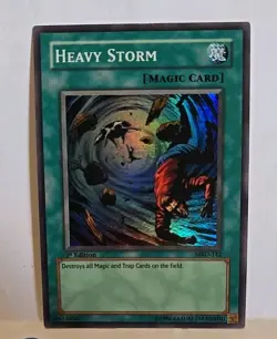 YUGIOH HEAVY STORM MRD-142 1ST EDITION SUPER LIGHT PLAYED - Image 2