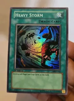 YUGIOH HEAVY STORM MRD-142 1ST EDITION SUPER LIGHT PLAYED - Image 4