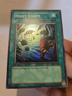 YUGIOH HEAVY STORM MRD-142 1ST EDITION SUPER LIGHT PLAYED - Image 5