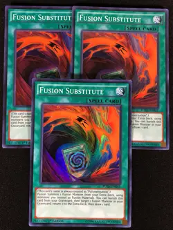 Yugioh Fusion Substitute FUEN-EN041 1st Super x3 (NM) - Image 1