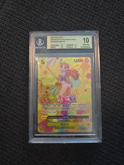 One Piece Nami SP ENG #OP08-106 Emperors in the New World OP09 BGS 10 PRISTINE - Image 1