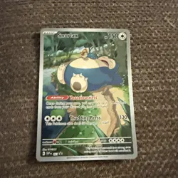 Snorlax SVP051 Black Star Promo Full Art Pokemon Card NM - Image 1