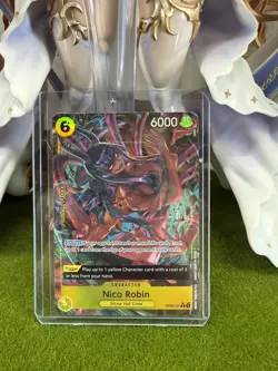 One Piece Nico Robin OP09-107 Character Rare Parallel English Card MINT - Image 1