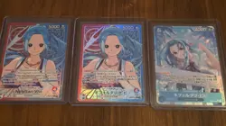 3x Japanese and English One Piece Vivi mixed card lot Leader and Alt Art EB03 - Image 1