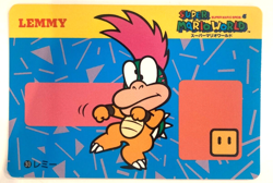 LEMMY SUPER MARIO BROS 4 MARIO WORLD BANPRESTO Card 1992 Nintendo 30 - Image 1