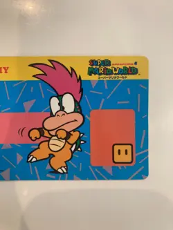 LEMMY SUPER MARIO BROS 4 MARIO WORLD BANPRESTO Card 1992 Nintendo 30 - Image 3