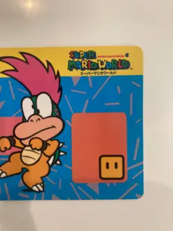 LEMMY SUPER MARIO BROS 4 MARIO WORLD BANPRESTO Card 1992 Nintendo 30 - Image 5