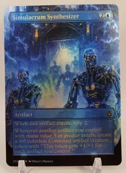 Simulacrum Synthsizer FOIL Proxy Card with Custom Fantasy Art - Image 5