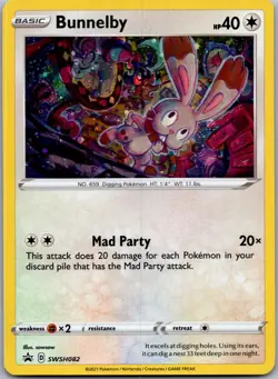 Bunnelby - Promo SWSH: Sword & Shield Promo Cards SWSH082 NM - Image 1