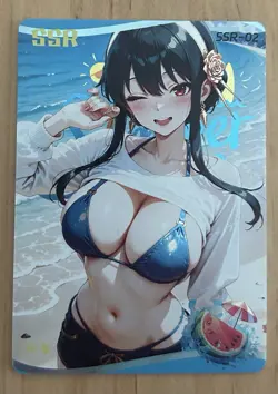 Yor Forger SSR-02 Spy X Family Illustration Femme Fatale Card Set - Image 1