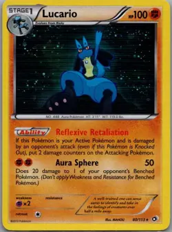 Lucario - (Cosmos Holo) Promo Miscellaneous Cards & Products 080/113 LP - Image 1