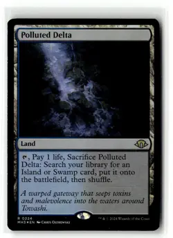 MTG Polluted Delta Land Foil Rare NM - Image 1