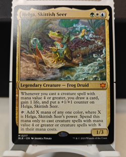 Helga, Skittish Seer - Bloomburrow - BLB - #217 - NM - Image 1