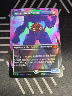 Krang, Utrom Warlord (Borderless) Teenage Mutant Ninja Turtles Foil NM - Image 1