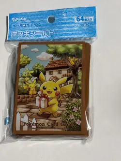 Pokemon Center Pikachu's Gift Card Sleeves 64ct Japan TCG - Image 1