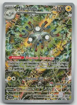 Pokemon TCG Magneton SVP 159 Promo Surging Sparks Pokemon Center Stamped - Image 1