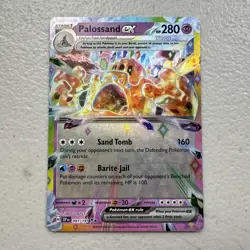 x1 Palossand ex - 091/191 - Double Rare Pokemon SV08 Surging Sparks M/NM - Image 1