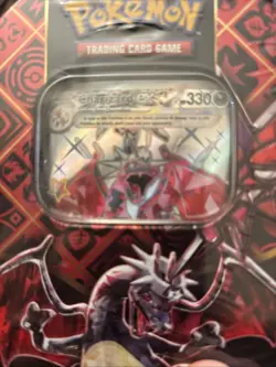 Pokemon Scarlet & Violet Paldean Fates Charizard EX Tin - NEW SEALED - Image 3