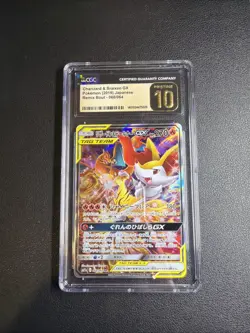 Pokemon TCG Charizard & Braixen GX Remix Bout Japanese 068/064 CGC 10 Pristine - Image 1
