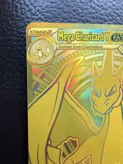 Mega Charizard Y EX 294/217 Gold Hyper Rare, Ascended Heroes, Pokemon TCG (NM) - Image 2