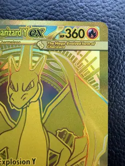 Mega Charizard Y EX 294/217 Gold Hyper Rare, Ascended Heroes, Pokemon TCG (NM) - Image 3