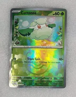 Cottonee 007/131 NM/M PRE SV Prismatic Evolutions Master Ball Pokemon TCG - Image 1