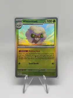 Whimsicott 008/131 Sv: Prismatic Evolutions Master Ball Holo Rare Pokemon NM - Image 1