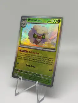 Whimsicott 008/131 Sv: Prismatic Evolutions Master Ball Holo Rare Pokemon NM - Image 2