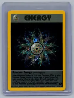 Pokemon Rainbow Energy (17) Holo Rare Team Rocket 17/82 NM - Image 1