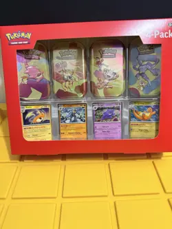 Pokemon TCG Scarlet & Violet 151 Mini Tin 4-Pack Sam’s Club New Factory Sealed - Image 1