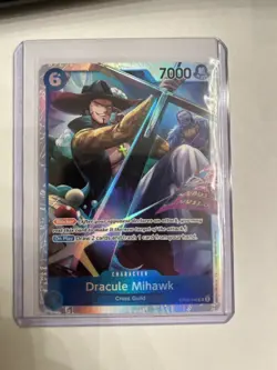 One Piece Royal Blood Dracule Mihawk OP10-048 SR EN NM - Image 1