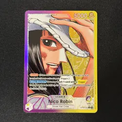 Nico Robin OP09-062 Leader Alternate Art Parallel OP09 Emperors in the New World - Image 3
