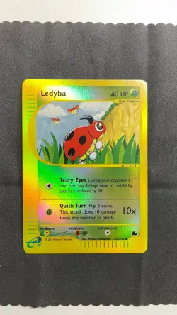 Pokemon TCG 2003 Skyridge Ledyba REVERSE HOLO Card #72/144 NEAR MINT NM - Image 1