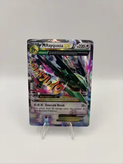 Pokemon Card M Rayquaza EX #76/108 Roaring Skies Holo MP - Image 1