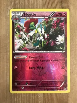 Floette 64/106 - Reverse Holo Rare - XY Flashfire 2014 - Pokemon Card TCG - NM - Image 1