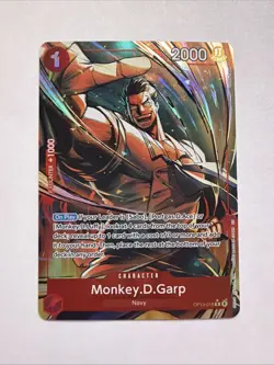 Monkey D. Garp Alt Art OP13-016 - One Piece English Card-Carrying on His Will NM - Image 1