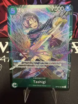 Tashigi (Store Treasure Cup 2025) OP12-031 One Piece Promotion Cards Foil - Image 1