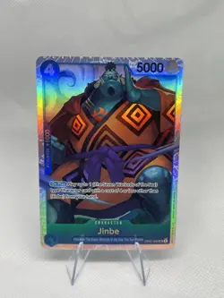 Jinbe SR Super Rare Op07-045 One Piece trading Card Game * ENGLISH * - Image 1