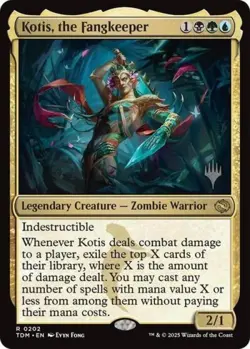 Kotis, the Fangkeeper -Foil Light Play MTG Promo Pack: Tarkir: Dragonstorm - Image 1
