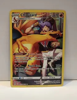Charizard TG03/TG30 Ultra Rare Lost Origin Trainer Gallery Pokemon Card - Image 1