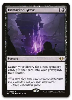 Unmarked Grave #106 (NM) Modern Horizons 2 MH2 Magic MTG - Image 1