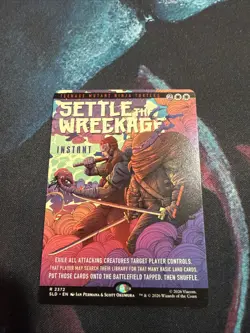 Settle the Wreckage NONFOIL MTG TMNT Secret Lair 2372 NM The Last Ronin Set - Image 1
