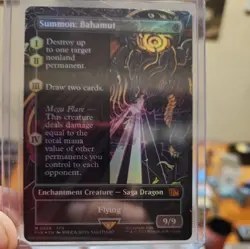 Summon: Bahamut (Borderless) Final Fantasy Foil - Image 1