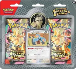 Pokemon TCG Ascended Heroes 2 Pack Blister Larry’s Komala - Image 1