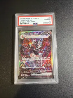 2023 Pokemon SV4a Japanese Charizard Ex #349 PSA 10 Gem Mint Full Art PSA 10 - Image 1