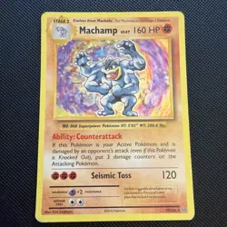 Machamp 59/108 Holo Rare Evolutions Pokemon 2016 - Image 1