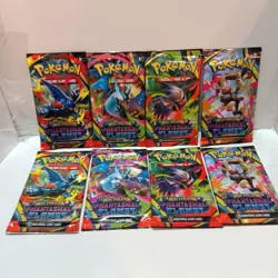 Pokemon Mega Evolution Phantasmal Flames Two Booster Pack Art Sets x8 Sealed - Image 1