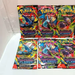 Pokemon Mega Evolution Phantasmal Flames Two Booster Pack Art Sets x8 Sealed - Image 2