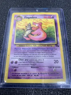2000 Pokemon French Fossil Set Flagadoss #43/62 - Image 1