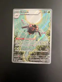 Ninjask 137/132 Me01: Mega Evolution Illustration Rare Holo 80HP Pokemon TCG - Image 1